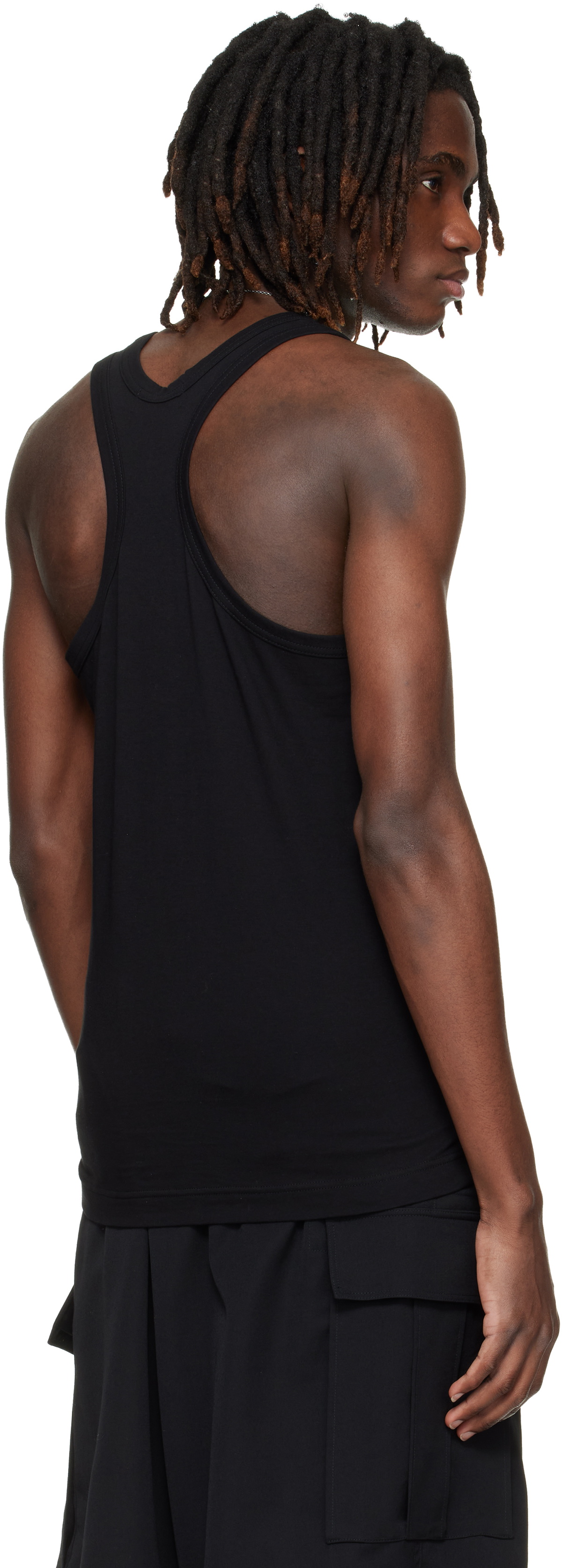 YOHJI YAMAMOTO Black Ultima PS Tank Top