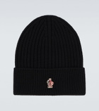 Moncler Grenoble Ribbed-knit virgin wool beanie