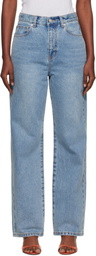 Dunst Blue Essential Straight Full Length Jeans