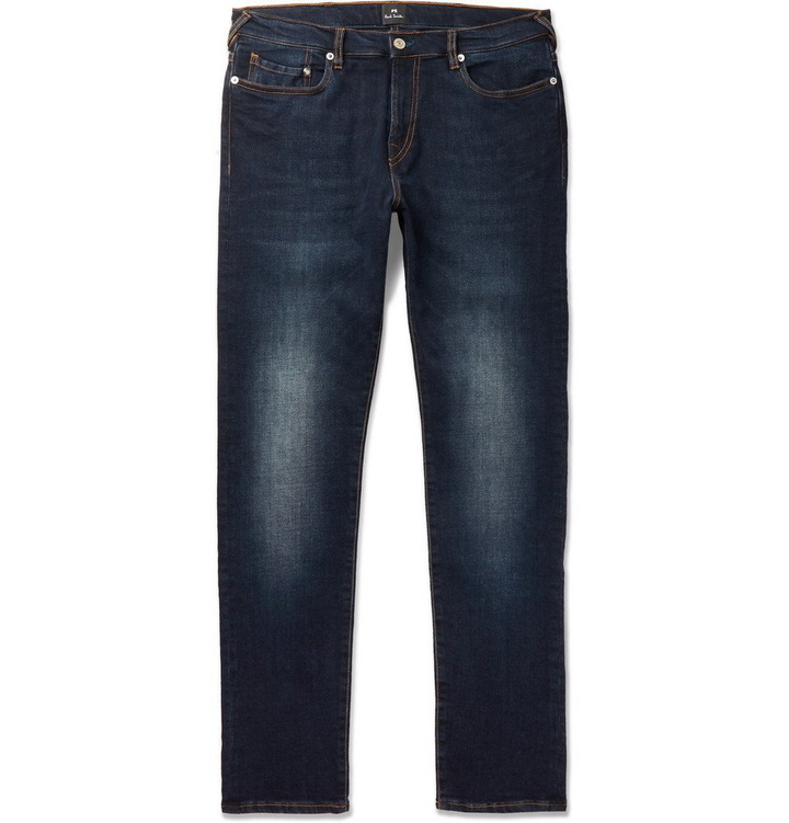 Photo: PS by Paul Smith - Slim-Fit Tapered Stretch-Denim Jeans - Men - Blue