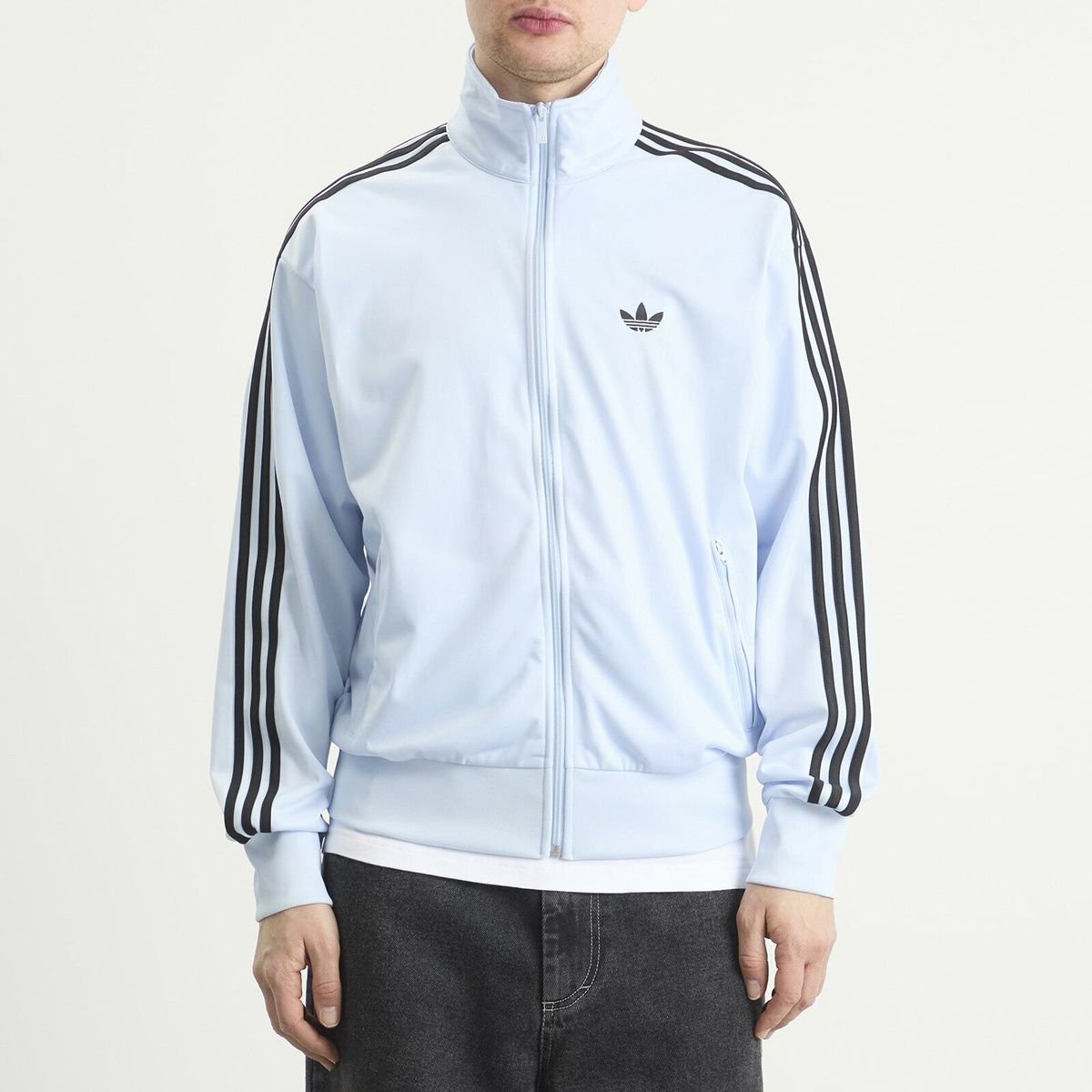 Adidas Men's Firebird Tracktop in Crystal Sky