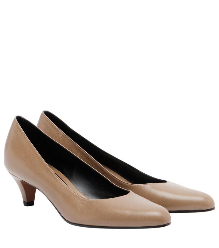 Photo: The Row Ornella leather pumps