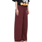 LU'U DAN BRUCE LEE x LỰU ĐẠN Burgundy Gym Sweatpants