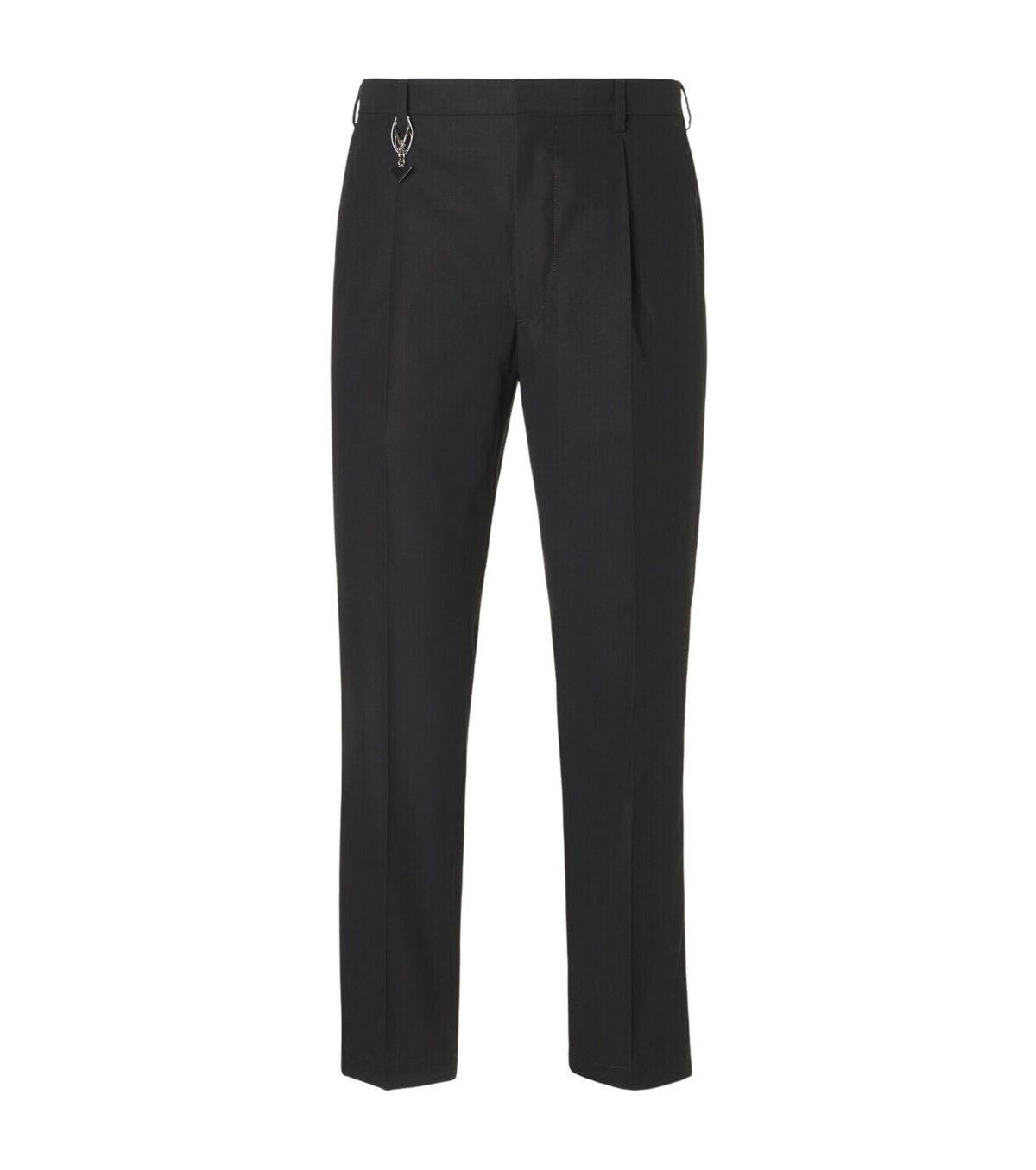 Prada Black Nylon Full Side Zip Trousers Prada