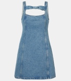 Nina Ricci Bow-detail denim minidress