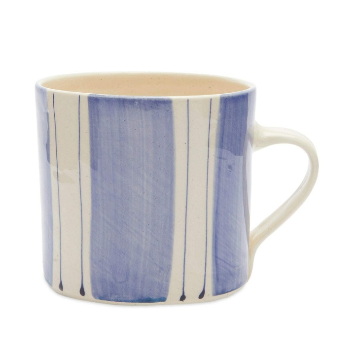 Photo: The Conran Shop Vertical Stripe Mug in Blue/White 