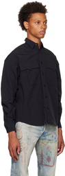 John Elliott Black Safari Shirt