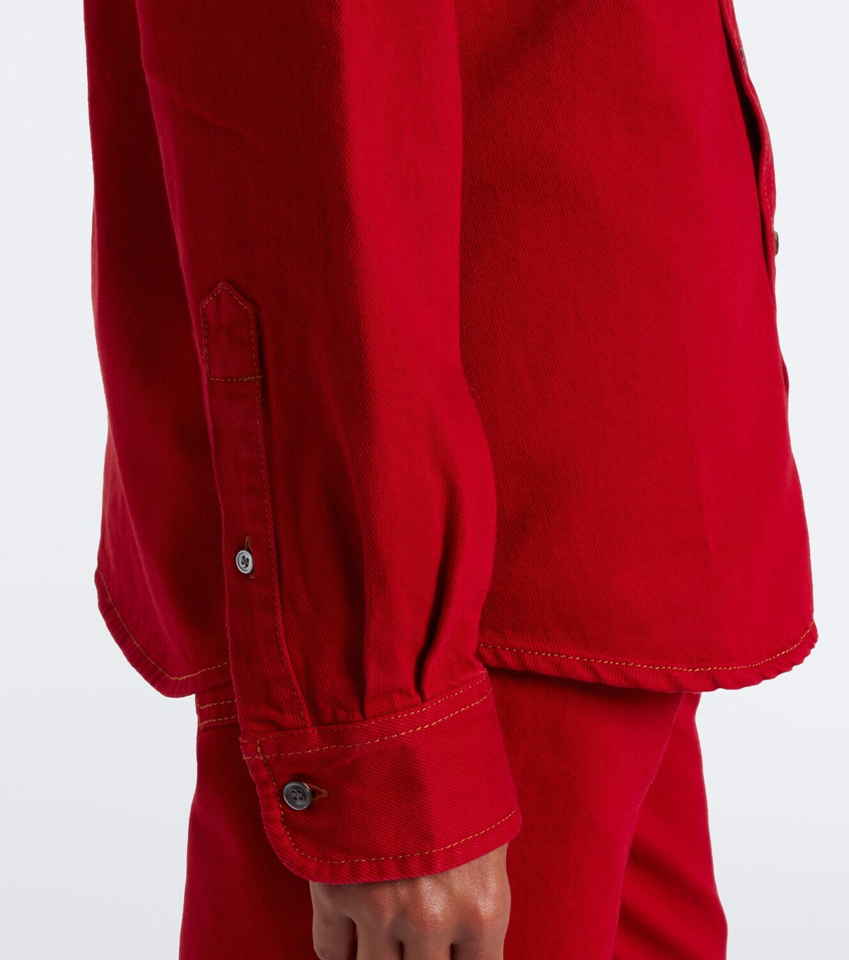 Ami Paris Ami de Cœur cotton twill shirt