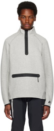 Nike Gray Half-Zip Sweatshirt