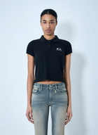 Balenciaga Cropped Polo Shirt