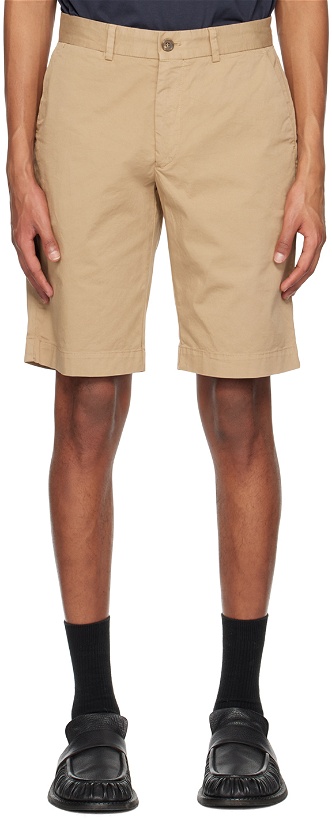 Photo: Sunspel Tan Garment-Dyed Shorts