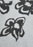 Mki Miyuki Zoku Hibiscus Hooded Cotton-blend Sweatshirt Grey
