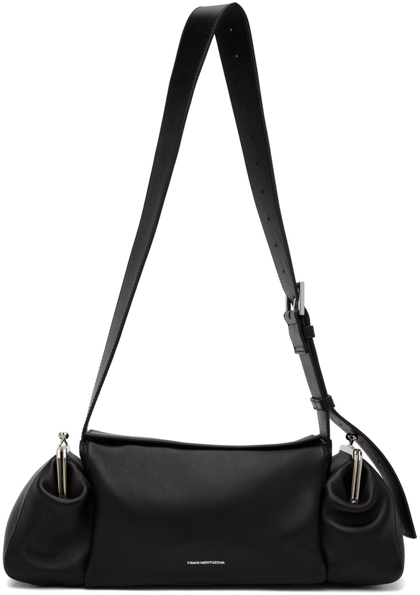 FIDAN NOVRUZOVA Black Lala Leather Bag FIDAN NOVRUZOVA