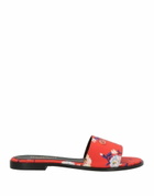 Philipp Plein Womens Sandals in Red