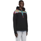 Marcelo Burlon County of Milan Black Psychedelic Wings Hoodie