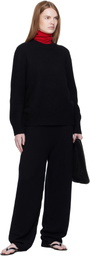Arch The Black Over Fit Cashmere Pullover Sweater