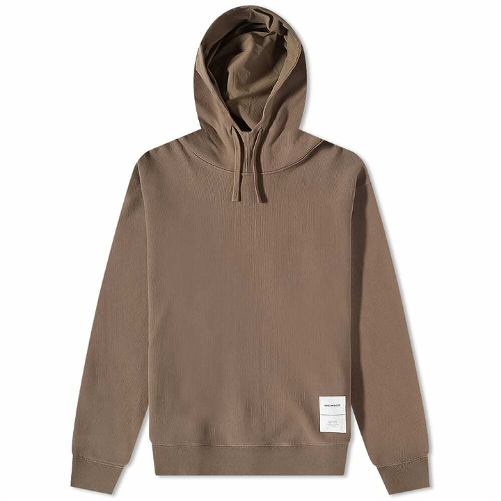 Photo: Norse Projects Men's Fraser Tab Series Popover Hoody in Taupe