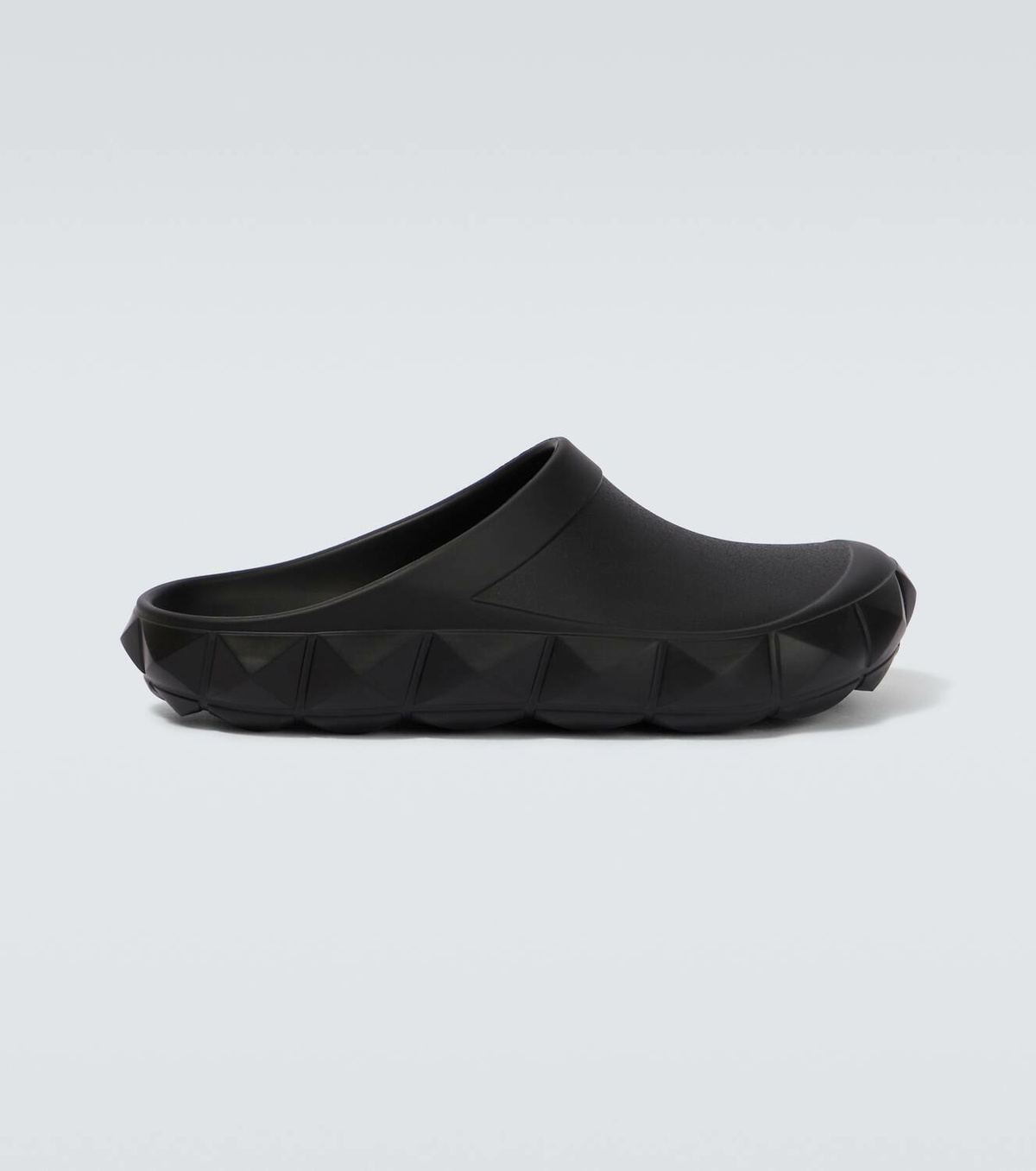 Valentino Garavani Roman Stud Turtle rubber slippers
