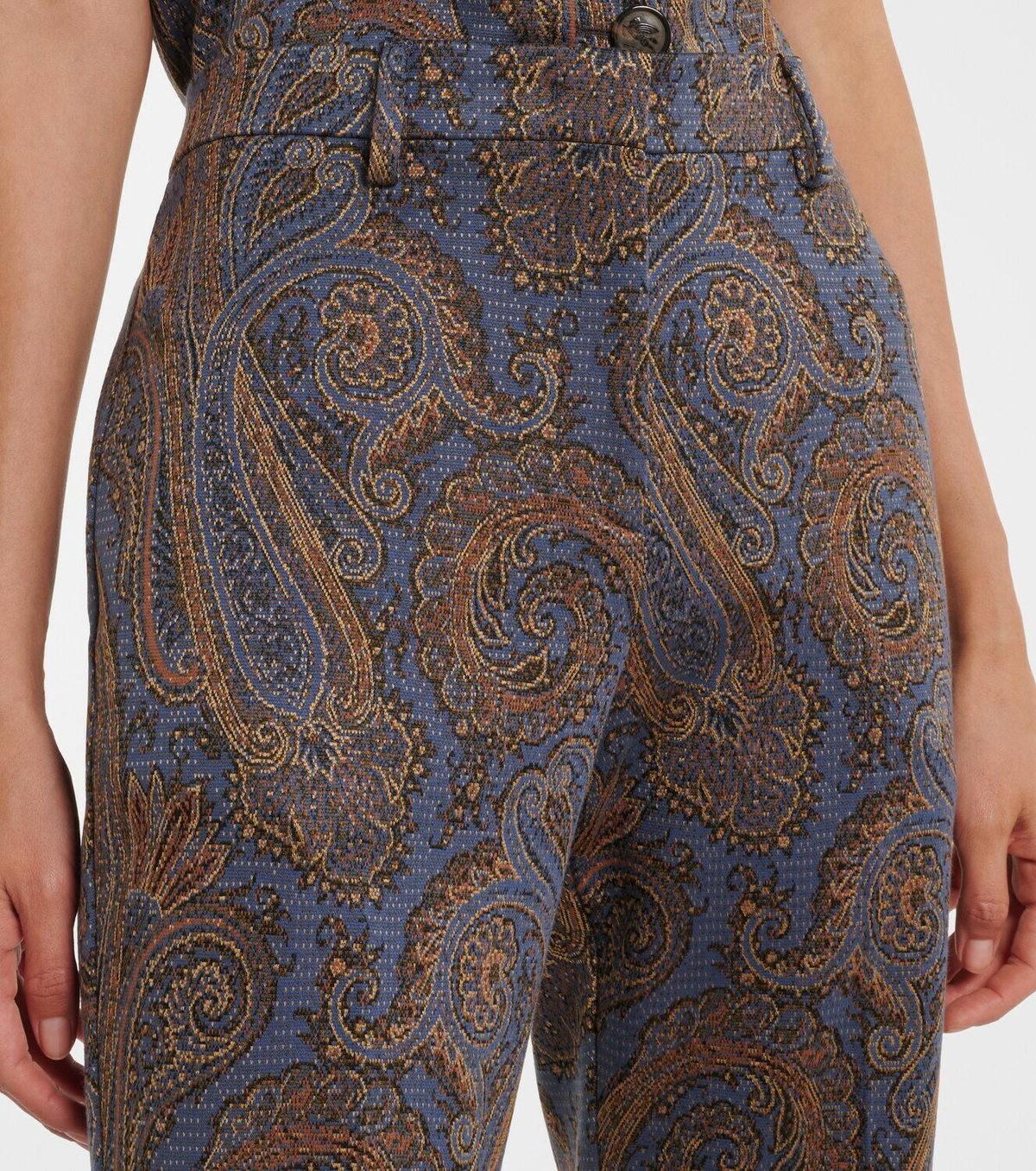 Etro Paisley flared pants