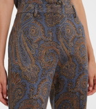 Etro Paisley flared pants