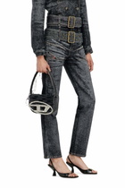 Diesel Slim Jeans High Waist D-Gorina - Jeans Womens in Black
