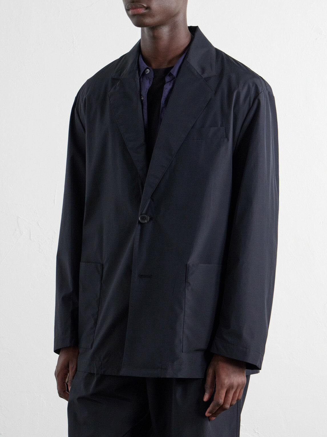 ssstein - Cotton and Nylon-Blend Blazer - Black