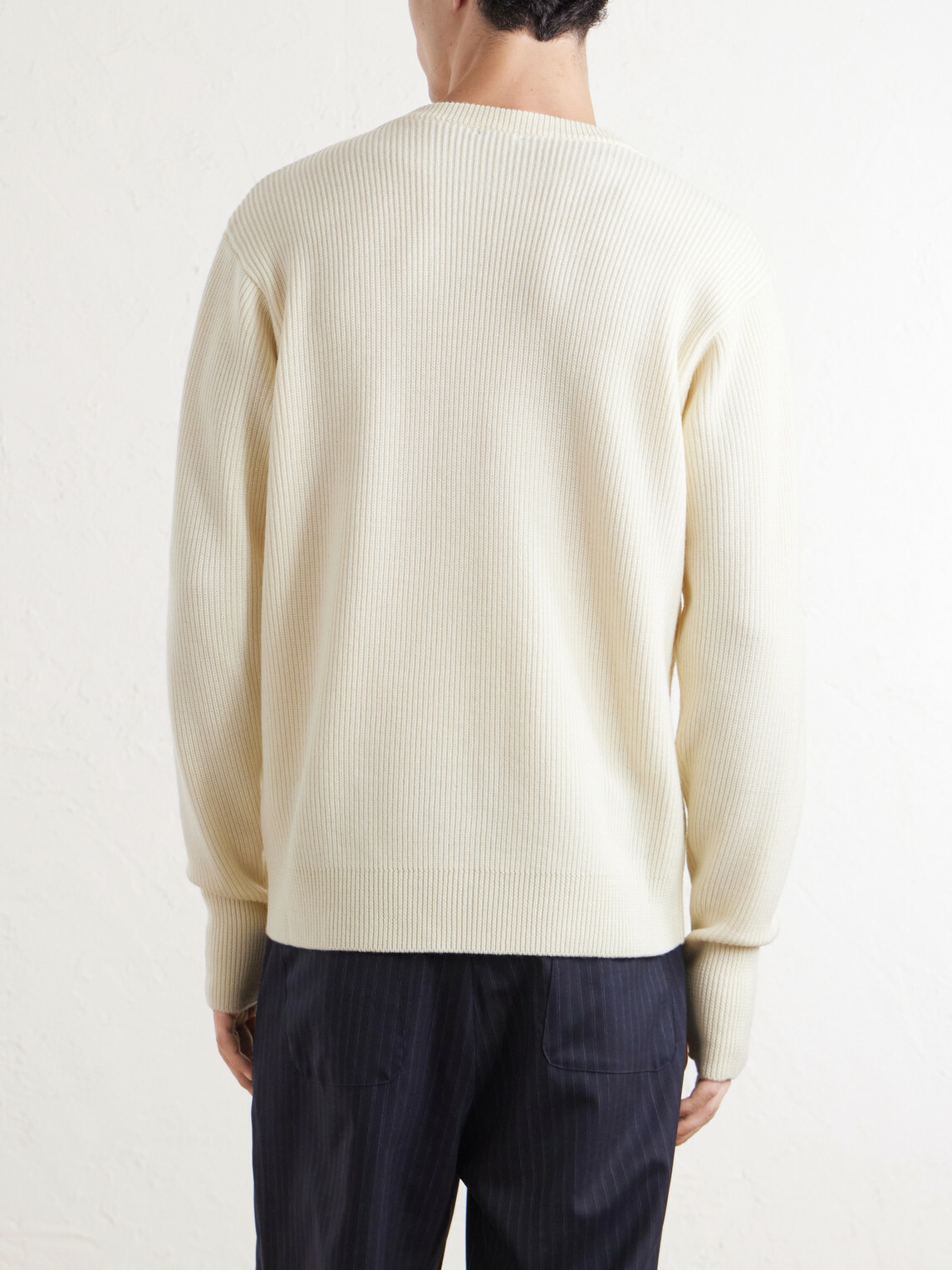 Barena - Ribbed Virgin Wool Sweater - Neutrals