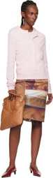 Julie Kegels Brown Sisley Slip Midi Skirt
