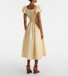 Dôen Quinn cotton poplin midi dress