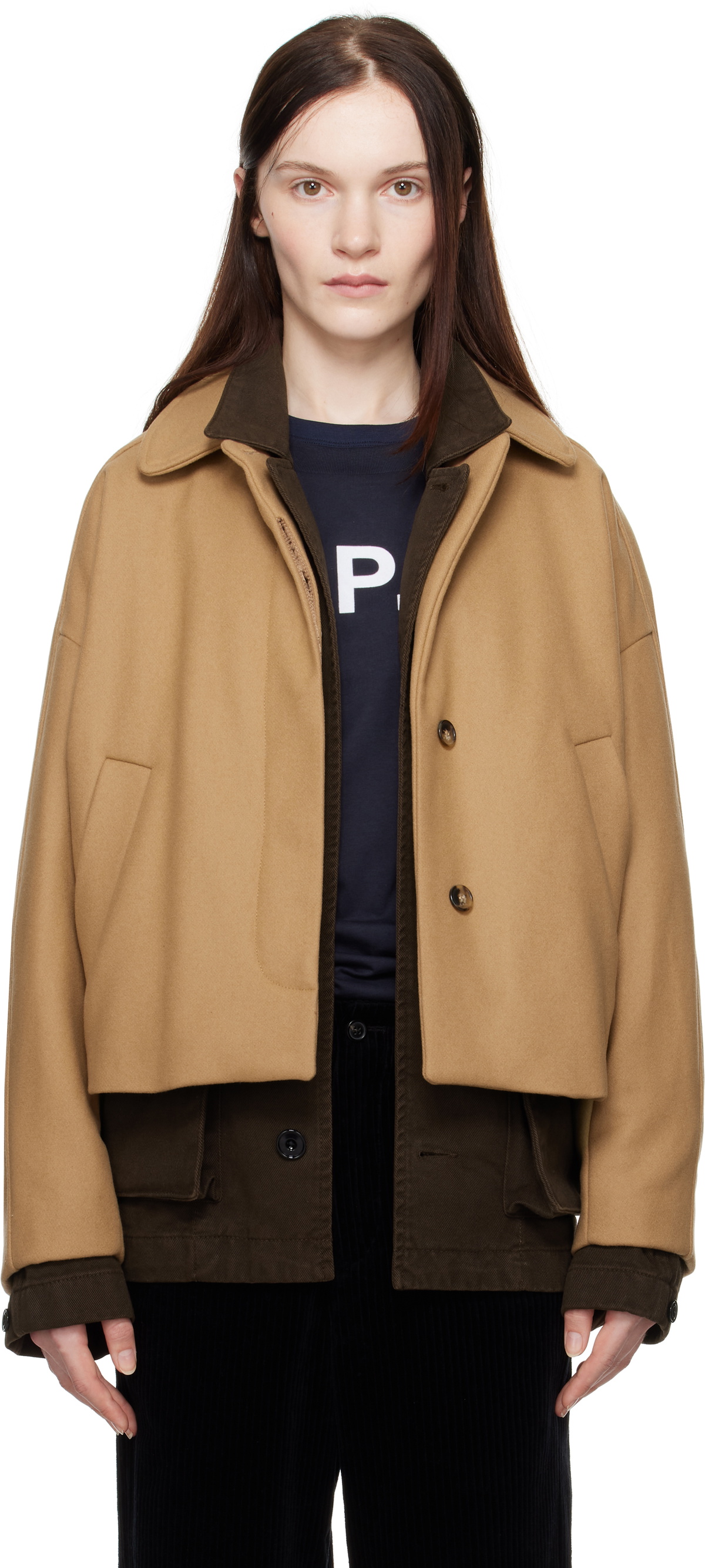 ダウンジャケット・コート A.P.C. 'Becca' jacket A.P.C. Tan Becca Jacket A.P.C.