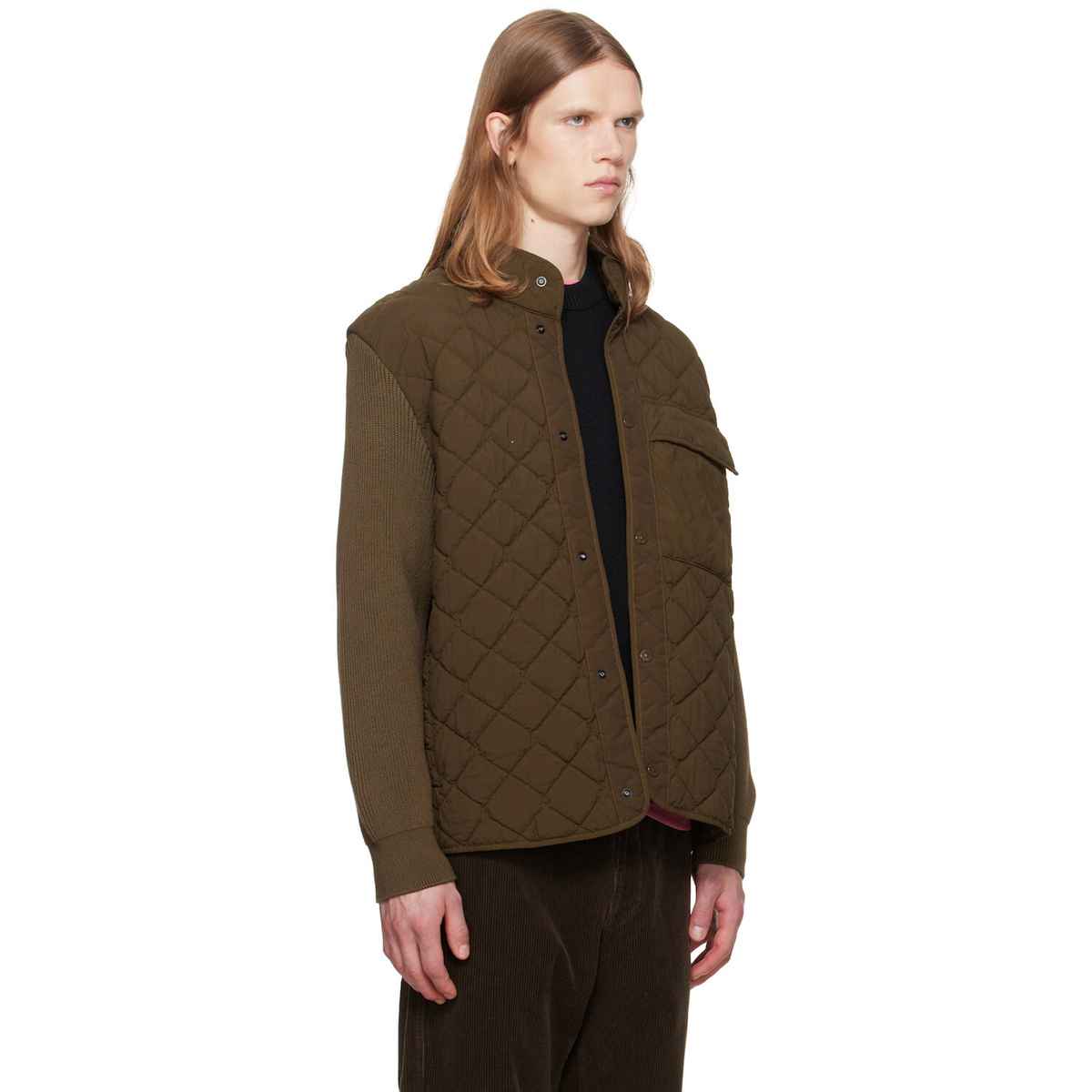 Stone Island Khaki 4100016 Nylon Smerigliato Jacket