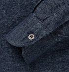 Incotex - Cotton-Flannel Shirt - Blue