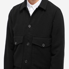 Universal Works Men's Soft Wool Watchman II Jacket in Black