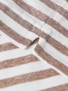 Boglioli - Striped Linen T-Shirt - Neutrals