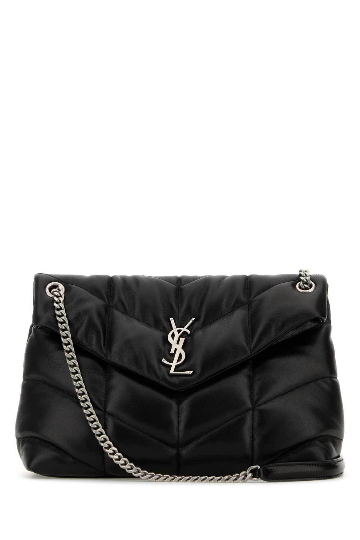 ショルダーバッグ・ポシェット SAINT LAURENT BLACK NAPPA LEATHER MEDIUM PUFFER SHOULDER BAG Saint Laurent Puffer Medium in Nappa Leather | Saks Fifth Avenue