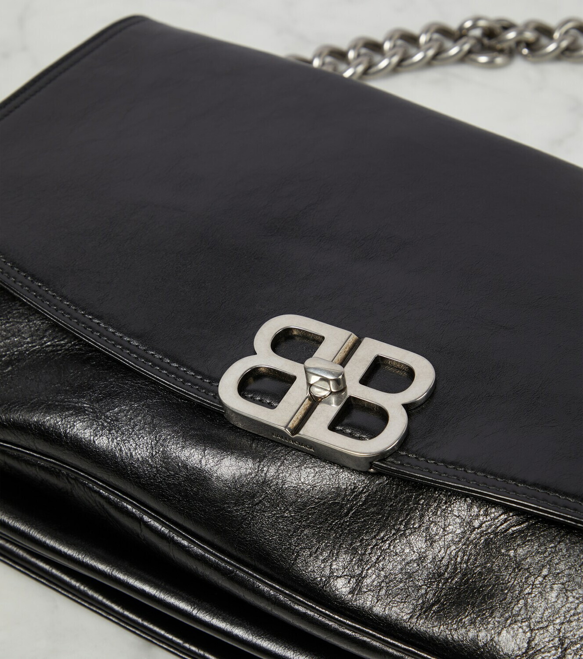 Balenciaga BB Soft Large leather shoulder bag Balenciaga