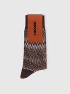 Missoni - Mid-length cotton-blend zigzag socks, Men, Multicoloured