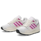 Adidas Men's Oregon Ultra Tech Sneaker in Cloud White/Semi Lucid Fuchsia/Orchid Fusion
