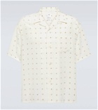 Visvim Crosby printed silk bowling shirt