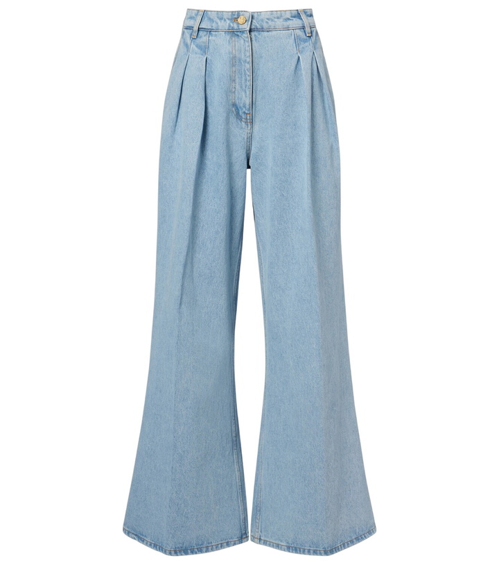 Photo: Nina Ricci High-rise wide-leg jeans