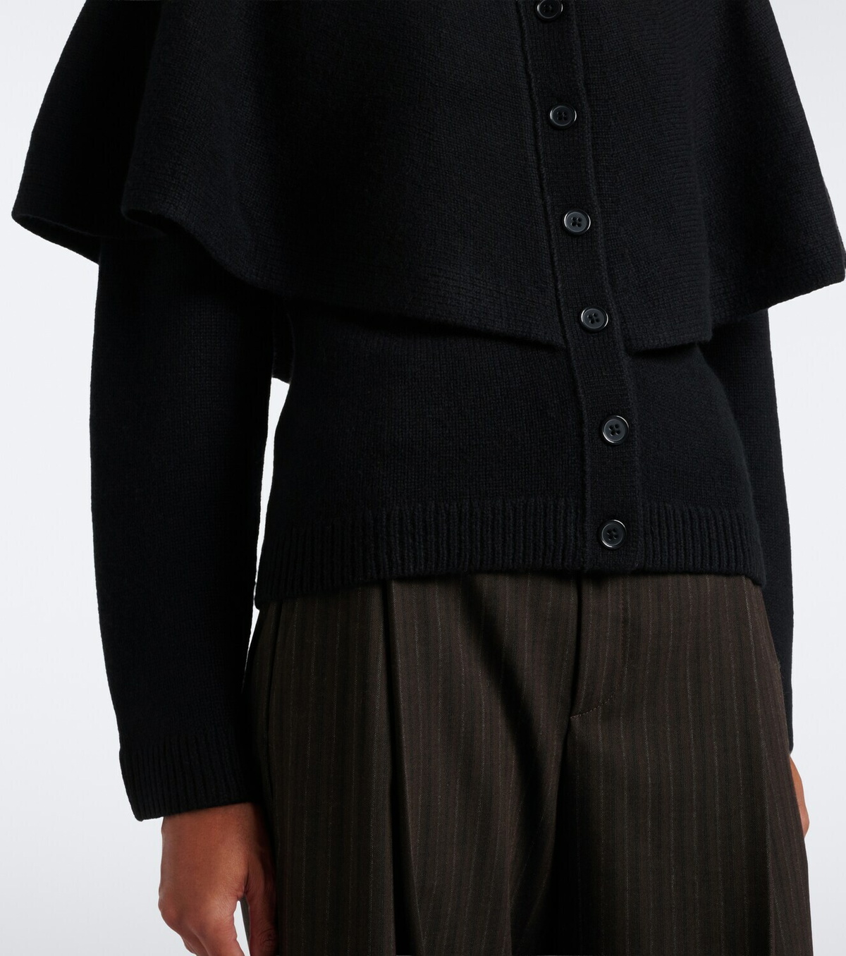 Vince Caped wool-blend cardigan