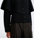 Vince Caped wool-blend cardigan