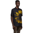 Ksubi Black and Yellow Dazed Short Sleeve Shirt