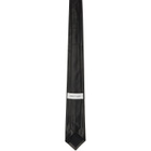 Ernest W. Baker Black Leather Tie