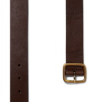 Anderson's - 3.5cm Textured-Leather Belt - Brown
