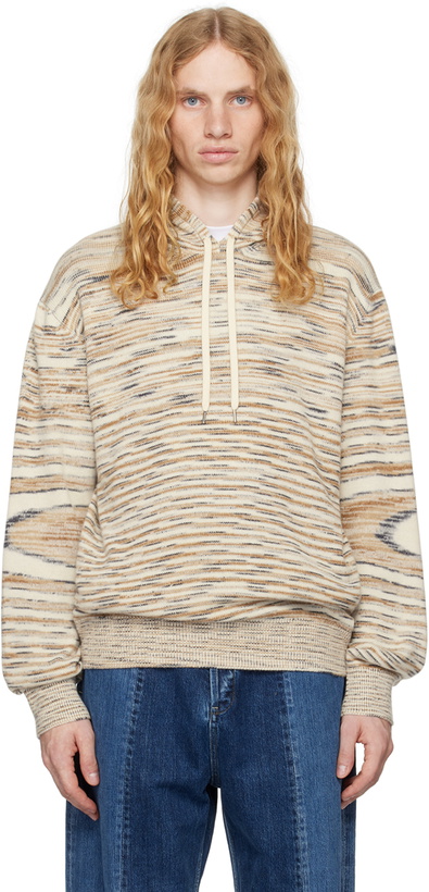 Photo: Missoni Beige Mélange Cashmere Hoodie