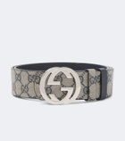 Gucci GG canvas reversible belt