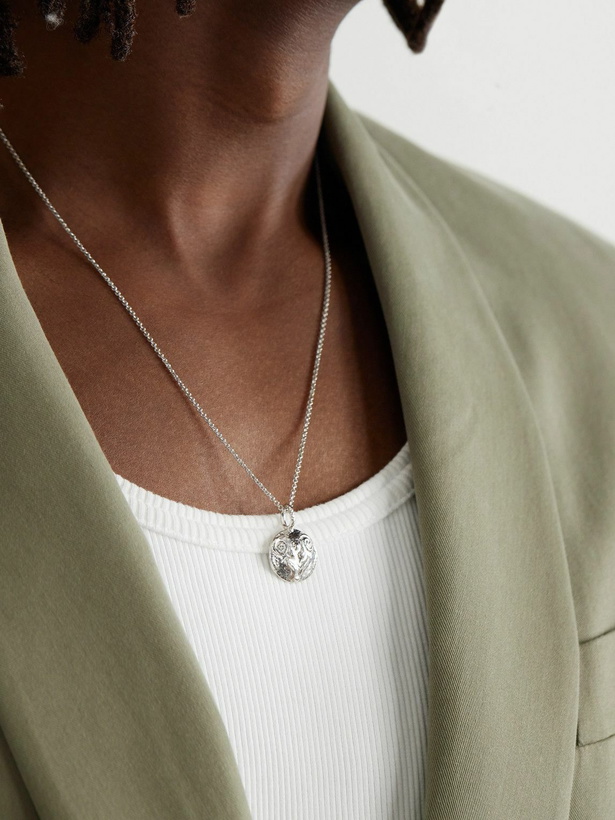 Photo: Elhanati - Star Sign Aries White Gold Pendant Necklace