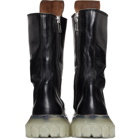 Rick Owens Black Clear Sole Tractor Boots