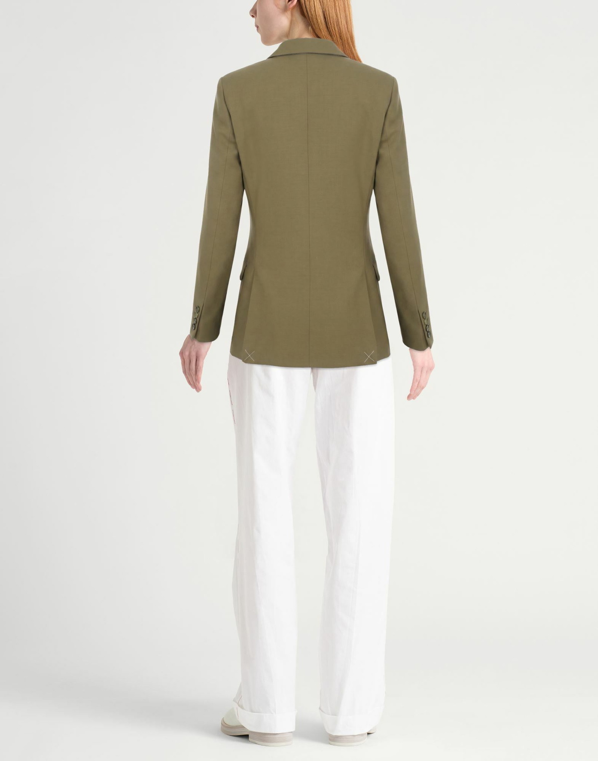 Vtmnts Womens Blazer Military in Green